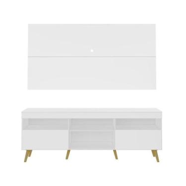 Imagem de Rack Retrô Painel E Suporte Para Até 65 Fg3134 - MULTIMOVEIS