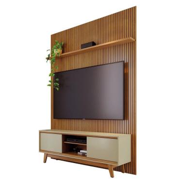 Imagem de Combo Painel De Tv 60 Polegadas + Rack Milo - 7 Decor Cumaru E Opala