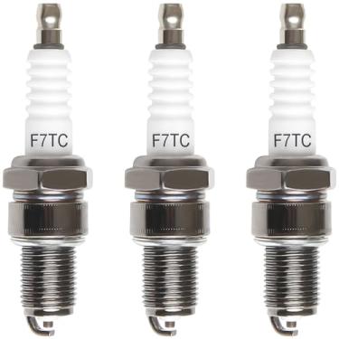 Imagem de Seentech Vela de ignição F7TC para GX120 GX160 GX200 GX240 GX270 GX340 GX390, GCV160 GCV190, compatível com cortador de grama gerador, bomba de água, leme Go Kart Mini bicicleta e equipamento elétrico