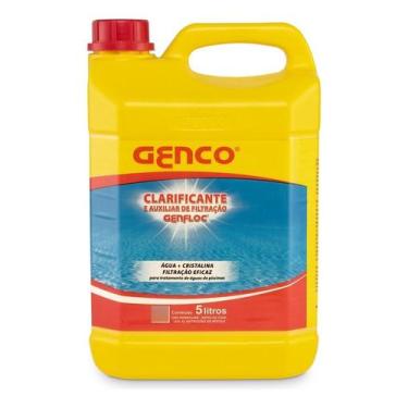 Imagem de Clarificante E Auxiliar De Filtração Genfloc 5 Litros Genco