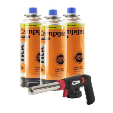 Imagem de Maçarico Portátil Ikon 360º Ignição Automática 3 Campgás Ntk