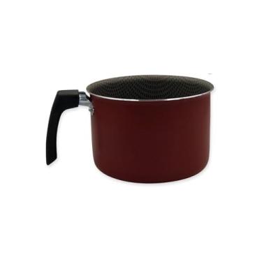 Imagem de Fervedor Leiteira Enjoy, Alumínio com Baquelite, 1,5L, 14cm de Diâmetro, Vermelho, Antiaderente, Design Moderno e Compacto