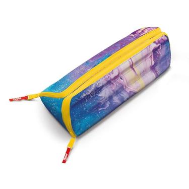 Imagem de Estojo Dupla Face com 2 Divisórias Mármore Roxo, Maped