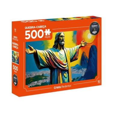 Imagem de Quebra-Cabeça Cristo Redentor 500 peças - Coleção Mundo em Peças Mimo 