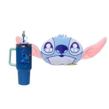 Imagem de COMP Kit Stitch: Copo Tumbler Térmico 1,15L + Almofada Huggy Disney - 