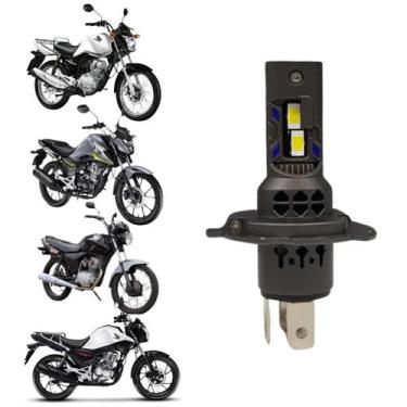 Imagem de Lâmpada Farol Moto Honda CG150 160 UltraLed Headlight H4 Nano Pk20 Per