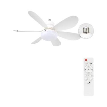 Imagem de Ventilador De Teto Com Luz Regulável 110V 220V Com Controle Remoto 3 C