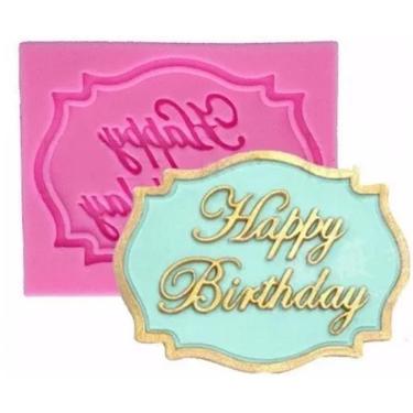 Imagem de Molde De Silicone Feliz Aniversario