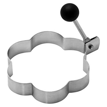 Imagem de Mimo Style Modelador Formato de Flor Para Ovos, Inteiramente Feito em Aço Inoxidável. Modela Ovos, Omelete, Panquecas, Hamburguer, Sanduíches - Resistente, Durável e Versátil