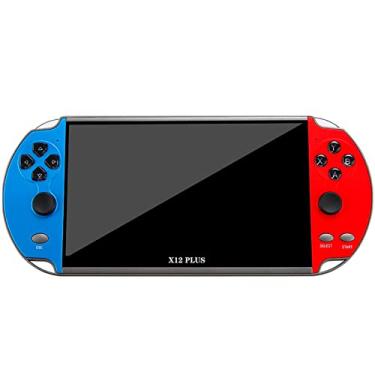Imagem de X12 Plus Console de videogame de 7 polegadas integrado para 1000 jogos Joystick duplo portátil de 16GB Controlador de jogos Spupport Saída AV Cartão TF Música POPQ