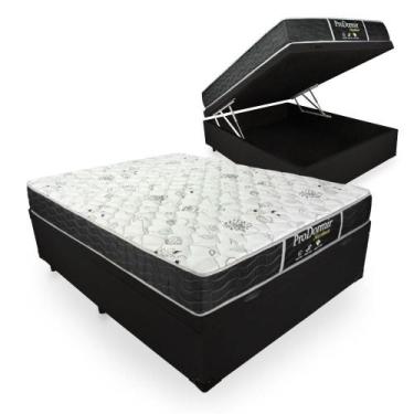 Imagem de Cama Box Com Baú Viúva + Colchão De Molas - Probel - Prodormir Sleep B