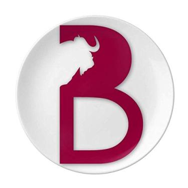 Imagem de Prato decorativo de porcelana para migração de cavalo, pastagem