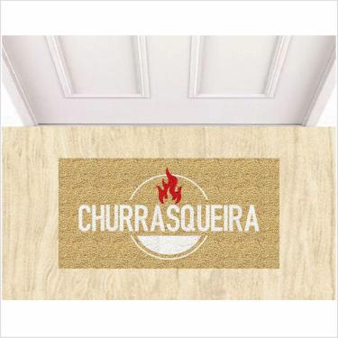 Imagem de Tapete Para Churrasqueira Capacho Vinil.