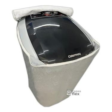 Imagem de Capa Para Tanquinho Colormaq 10kg Impermeável Flex (Cinza)