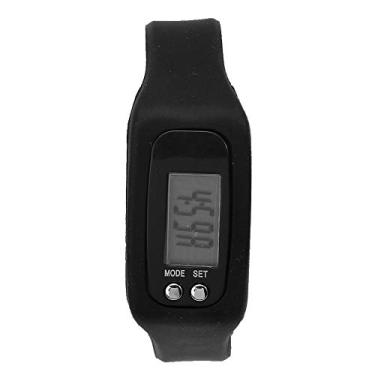 Imagem de Smart Watch Fitness Tracker Smart Bracelet Watch with Calorie Counter Pedometer Sports Fitness Tracker Step Counter(Black)