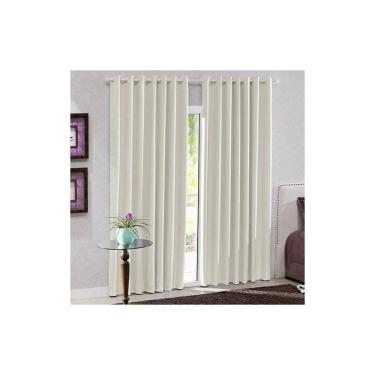 Imagem de Cortina Bella Janela 420x230 cm Tecido Corta Luz Marfim 2