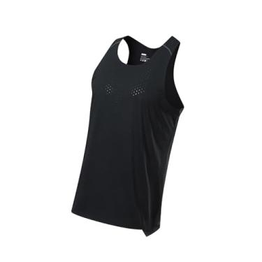 Imagem de Generic Regata Masculina de Treino, Regatas Esportivas, Regatas de Musculação, Camiseta Sem Mangas, Camiseta Esportiva de Corrida para Treinamento de Ciclismo, preto L