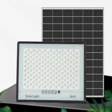 Imagem de HYZHANHONG Split luz solar de indução, 332LED luz solar de segurança, IP67 impermeável sensor de movimento parede luz, remoto solar jardim luz para jardins e pátios, 300W