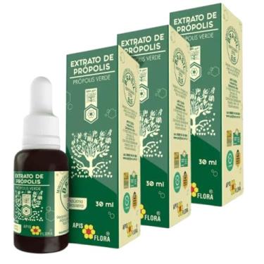 Imagem de Kit 3X Extrato De Própolis Verde 30ml - Apis Flora