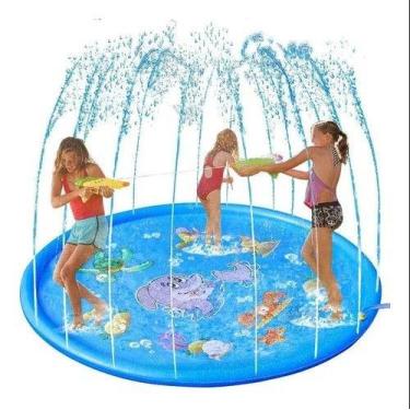 Imagem de Esteira Tapete Inflável Piscina Com Chafariz 100cm Infantil - Yeet