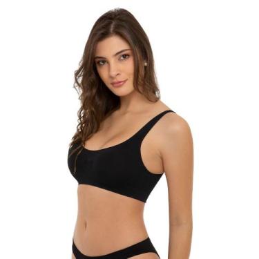 Imagem de Top Liso Básico Sem Bojo E Sem Costura Feminino Adulto Trifil Para Tre
