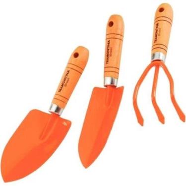 Imagem de Kit jardinagem Tramontina - 03 peças, Laranja