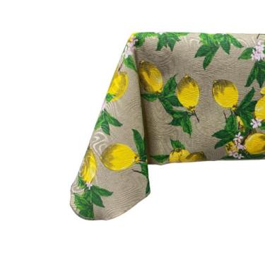 Imagem de Toalha De Mesa Retangular Estampada Limão - MILLENIADECOR, LIMÃO FUNDO