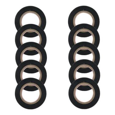 Imagem de 10 Unidades Fita Isolante Elétrica Alta Tensão AntiChamas 10 Metros - 