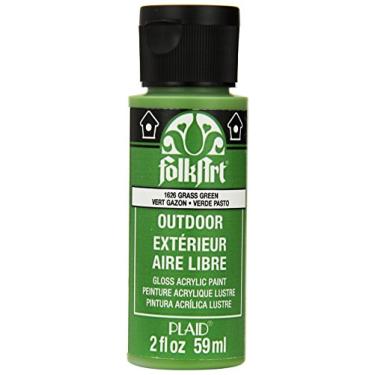Imagem de FolkArt Tinta acrílica para uso externo em cores sortidas (60 g), verde grama 1626