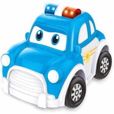 Imagem de Brinquedo para Bebê Carro de Polícia com LUZ e Som - Cardoso Toys, Pol