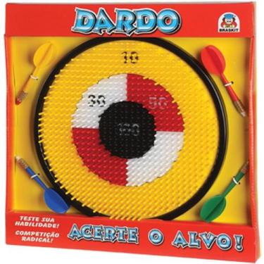 Imagem de Lançador Dardo com ALVO e 4 Dardos Coloridos - Braskit