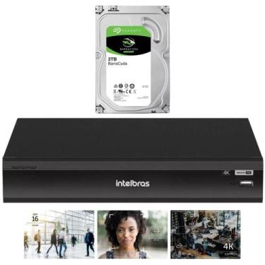 Imagem de Dvr Gravador Stand Alone Imhdx 5108 Multi-hd 08ch C/hd 2tb - Intelbras