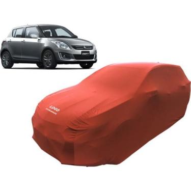 Imagem de Capa Automotiva De Tecido Suzuki Swift - Mz, Vermelha