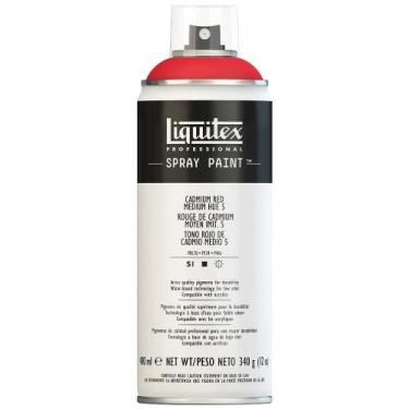 Imagem de Tinta Spray Base Água Liquitex 400ml 5151 Cadmium Red Medium Hue 5