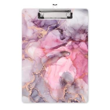 Imagem de Hongri Prancheta de Papelão, Pranchetas de Madeira com Design de Moda Tamanho Carta, Padrão Personalizado Fofo, Tamanho Padrão A4 9" X 12,5", Material de Escritório, Material Escolar, Volta Às Aulas,