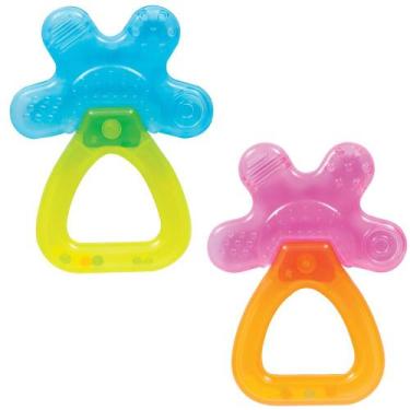 Imagem de Mordedor de água chocalho bebê massageador gengiva buba