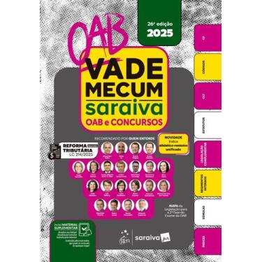 Imagem de Livro - Vade Mecum Saraiva OAB e Concursos - 26ª Edição 2025