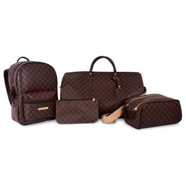 Imagem de Kit Viagem Mala Mochila e Necessaire e porta Documento - Manuela Marqu