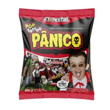 Imagem de Pirulito Pânico Pop Tattoo C/50 Unids - 400g - Bovistense