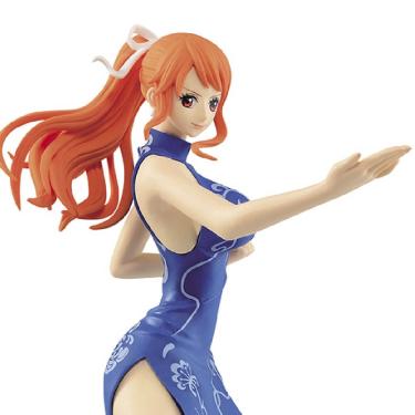 Imagem de Action Figure One Piece - Nami Kung Fu Glitter & Glamours Blue - Banpresto