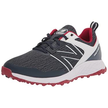 Imagem de New Balance Sapato de golfe masculino Fresh Foam Contend, Azul-marinho e vermelho, 10 Wide