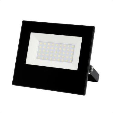Imagem de Refletor Holofote Led 50W Branco Frio 6500K Preto 110/220V