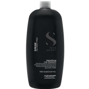 Imagem de Shampoo Alfaparf Semi Di Lino Sublime Detoxifying 1 litro Limpeza Prof
