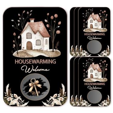 Imagem de VAVINCI Housewarming Scratch Off Games for Newlywed Couple, Funny Card Ice Breaker Cards for Bridal Shower Party, New Home House Raffle Tickets, 50 Set, Black