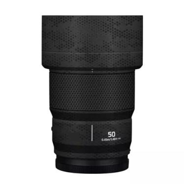 Imagem de 50 1.8 Película protetora para lente de câmera película protetora decalque adesivo anti-arranhões acessórios para Panasonic Lumix S 50 mm F1.8 (preto da mamãe)