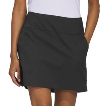 Imagem de adidas Short feminino de golfe leve sem zíper - shorts de camada interna - dois bolsos frontais