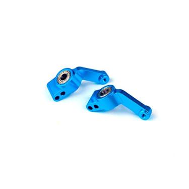 Imagem de Canguru de eixo traseiro de liga CNC aprimorado SummitLink com rolamento para 1/10 de escala Traxxas Stampede Slash Rustler Bandit 1:10 TRX 3752 TRX 5116 (azul)