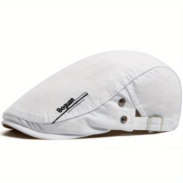 Imagem de Boina Com Design De Estrela - Tecido Elegante E Não Elástico, Lavável Branco