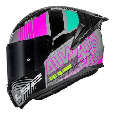Imagem de Capacete LS2 FF810 Vigo Shift Light Cinza e Rosa
