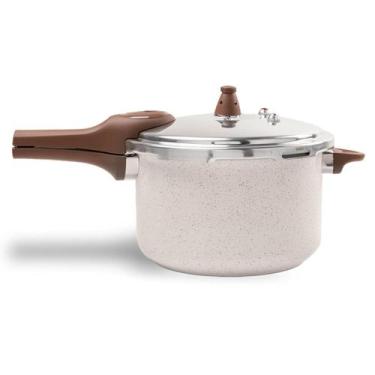 Imagem de Panela de Pressão Pressure Brinox 6,8 Litros com Fundo de Indução Vani